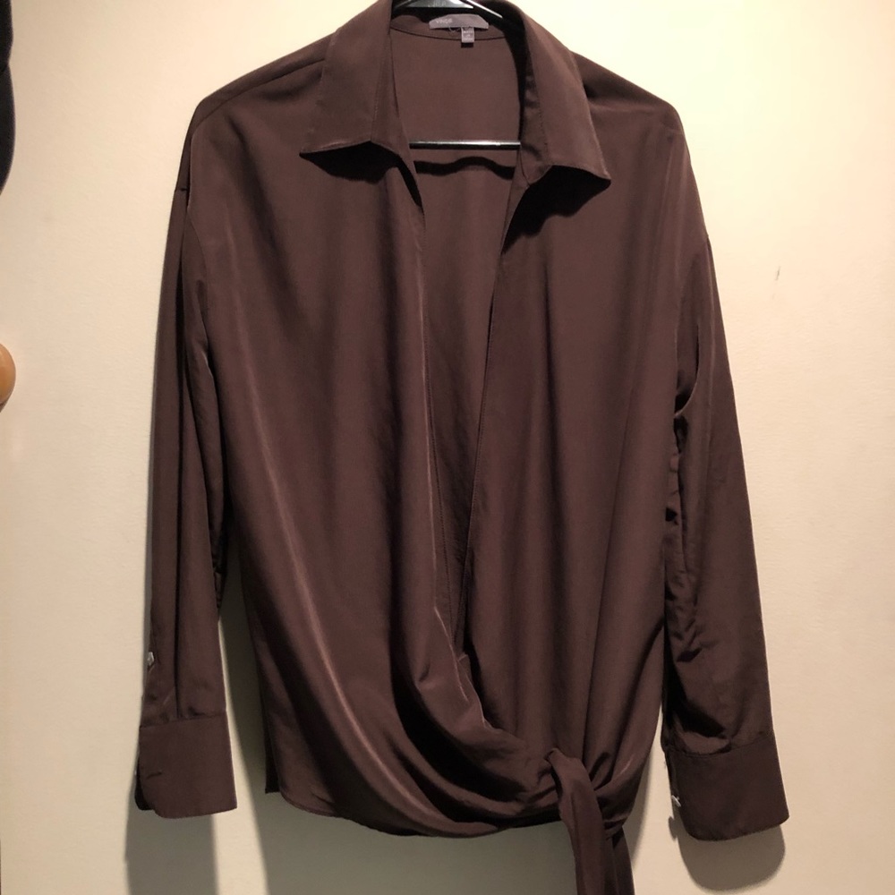 Vince Brown/Maroon Blouse